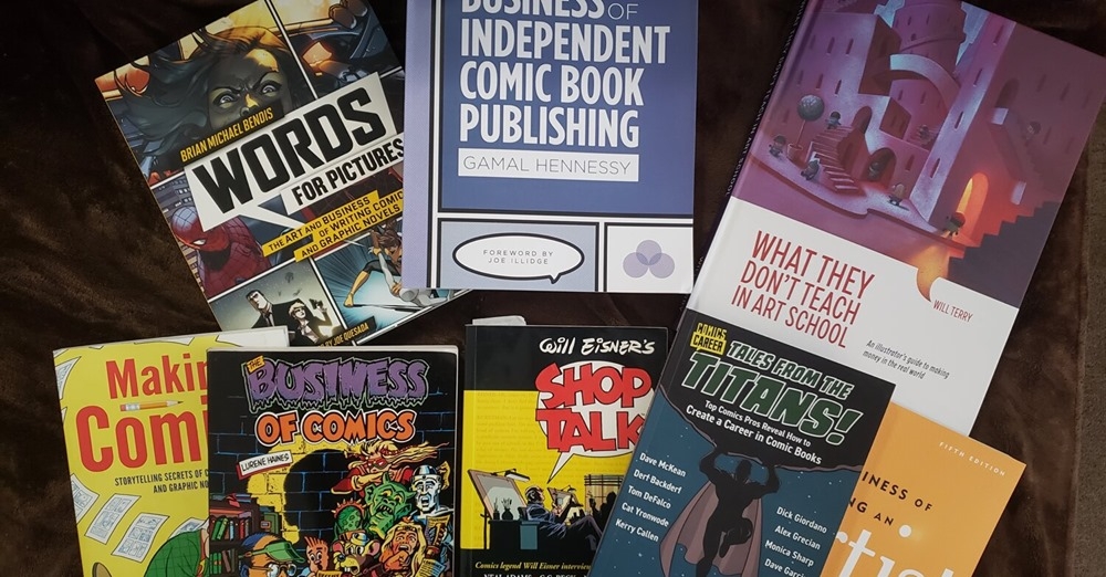 Some of these books are classics in the field of Comic Creating. -From THE COMiX NEWS WiRE .