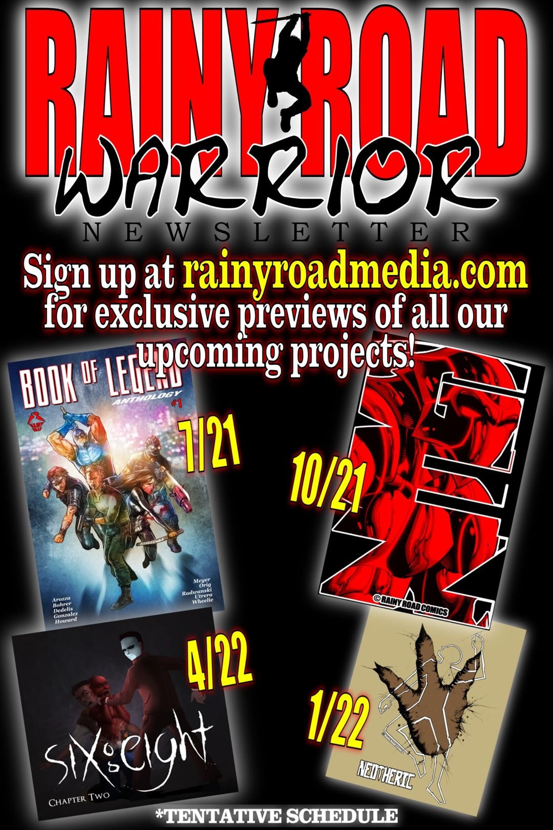 Head over to the Rainy Road website -From THE COMiX NEWS WiRE.